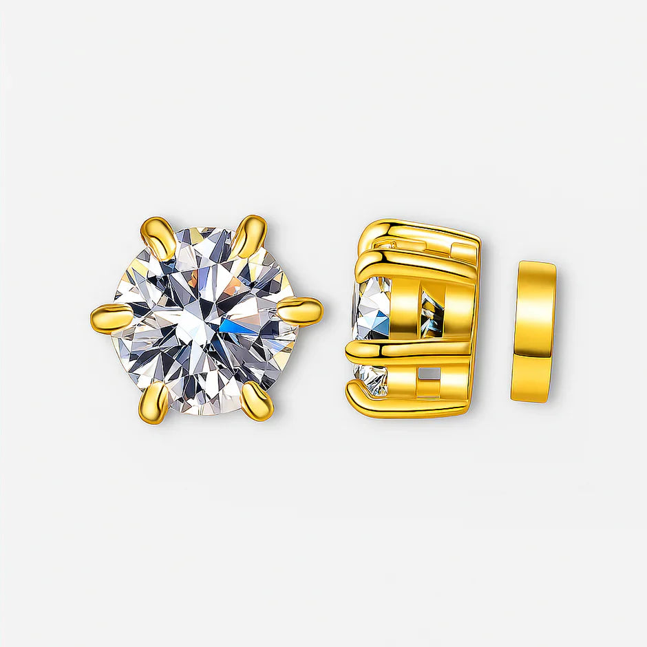 RESELL PLANET • Moissonite Magnetic Stud Earrings💎